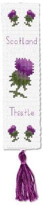 Scottish Thistle: Bookmark Counted Cross Stitch Kit