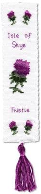 Scottish Thistle - Bookmark Cross Stitch Kit