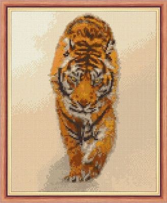 Siberian Tiger: Counted Cross Stitch Kit | 14ct 8