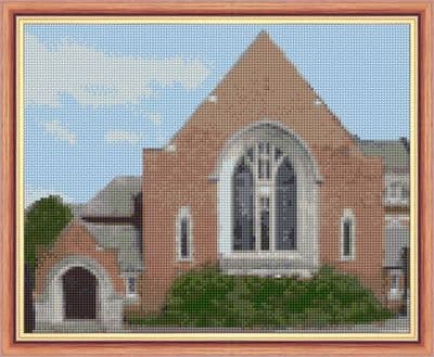 South Parade Baptist Church, Leeds ~ 14 Count Cross Stitch Design, 10