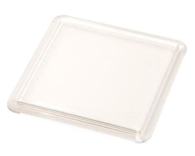 Square Plastic Coaster 80mm x 80mm