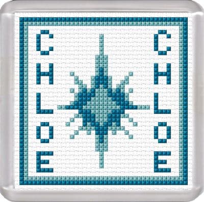 Star Coaster ~ Turquoise Blue/Teal 3.8