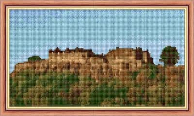 Stirling Castle ~ 16 Count Cross Stitch Mini Kit 9