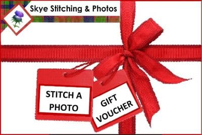 Stitch a Photo Gift Voucher: Personalised Counted Cross Stitch Kit | 14ct, 16ct, 18ct A4 to A3