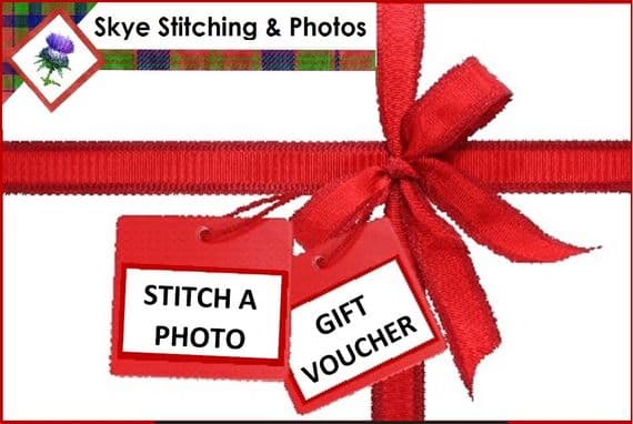 Stitch a Photo Service - Gift Vouchers - From £24.99.  Ideal birthday or present for a special occasion.  Available as a Cross Stitch Kit or Chart.