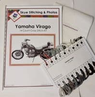 Yamaha Virago Motorbike ~ 14 Count Cross Stitch, 12