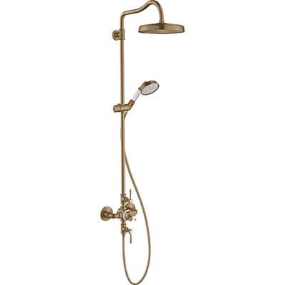 AXOR Montreux Colonne de douche avec mitigeur thermostatique bronze brossé 16572140