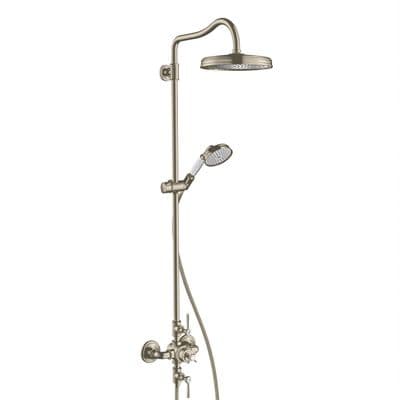 AXOR Montreux Colonne de douche avec mitigeur thermostatique nickel brossé 16572820