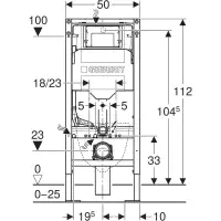 Bâti-support Geberit Duofix 111.333.00.6 UP320 Sigma 111333006
