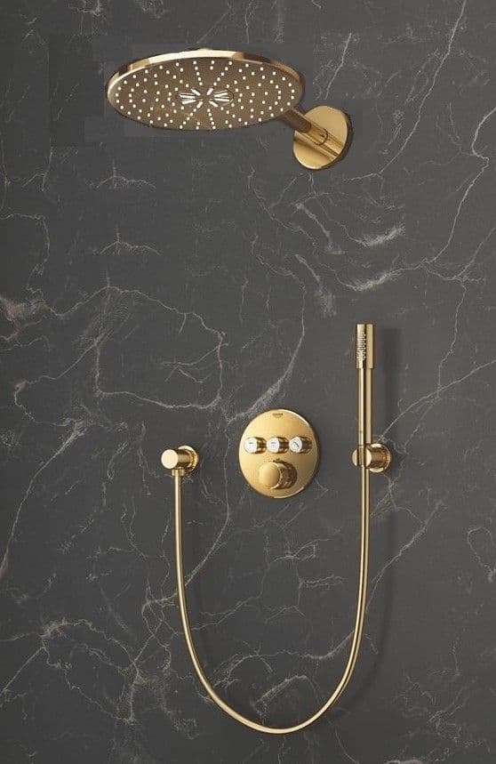 34705GL0 Douche Encastrable Grohe Grohtherm SmartControl Rainshower