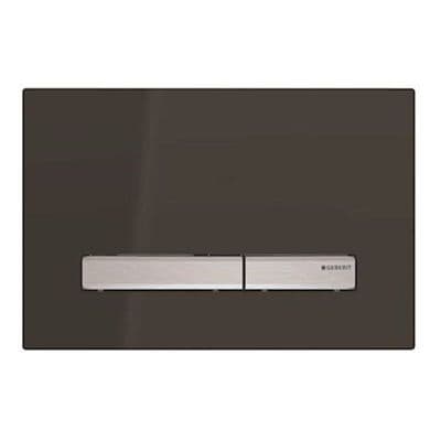 Geberit Sigma 50 Plaque de déclenchement 115788DW2  Aspect Noir /Chrome (115.788.DW.2)