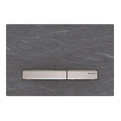 Geberit Sigma 50 Plaque de déclenchement 115788JM2  Aspect Ardoise /Chrome (115.788.JM.2)