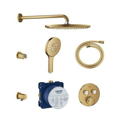 Grohe Grohtherm SmartControl encastrable Cool Sunrise Brossé