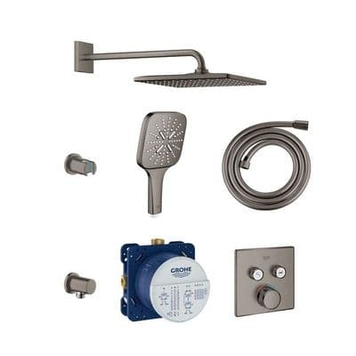 Grohe Grohtherm smartcontrol ensemble de douche thermostatique avec douche à main et douche de tête
