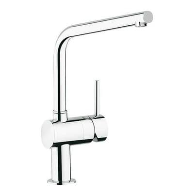 Grohe Minta Mitigeur de cuisine monocommande avec bec en L Chromé 31375000
