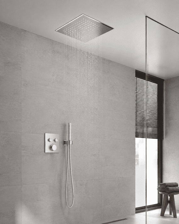 Grohe Pack douche encastré - douche de tête plafonnier encastrée au plafond