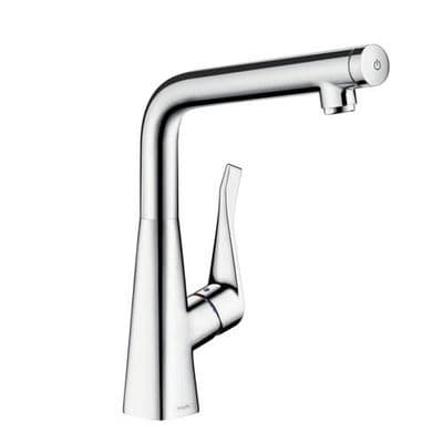 Hansgrohe Metris Select 320 Mitigeur d'évier aspect acier 14883800