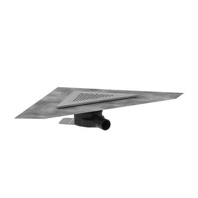 hansgrohe RainDrain Corner Évacuation de salle de bains, set complet DN 40