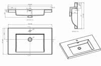 Meuble Albini 80 Blanc