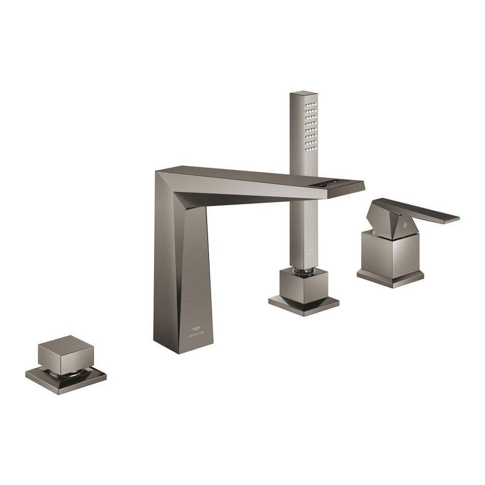 Mitigeur au bord de baignoire à 4 trous Hard Graphite brossé 29523AL0