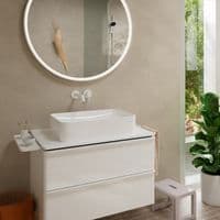 Mitigeur Lavabo Mural Hansgrohe Tecturis S Encastré 225mm Blanc Mat 73351700