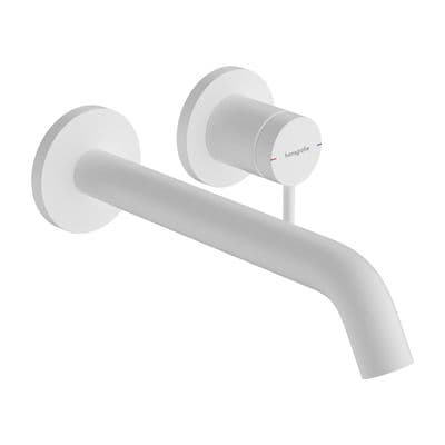 Mitigeur Lavabo Mural Hansgrohe Tecturis S Encastré 225mm Blanc Mat 73351700