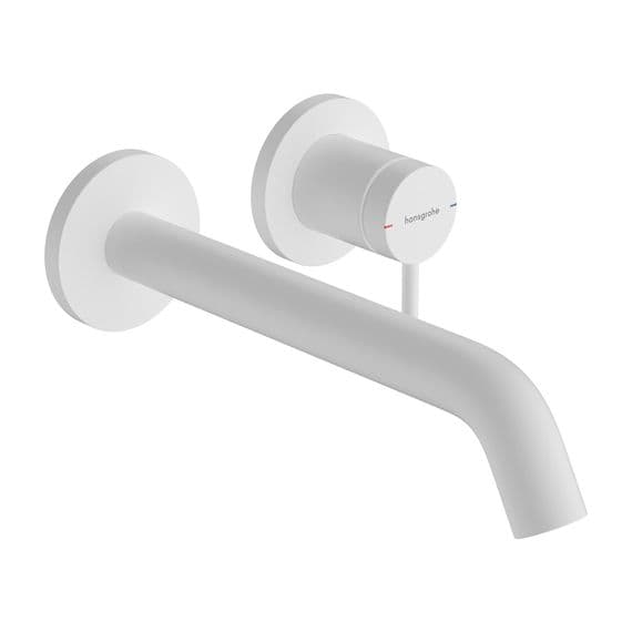 Mitigeur Lavabo Mural Hansgrohe Tecturis S Encastré 225mm Blanc Mat 73351700