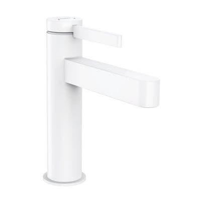 Mitigeur Monotrou Hansgrohe Finoris 110 avec garniture de vidage clic-clac Blanc mat 76023700