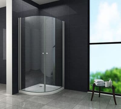 Paroi de douche 1/4 de cercle Marisi 80x80cm