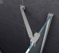 Paroi de douche en U 120x80