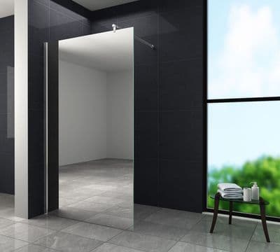 Paroi de douche fixe miroir