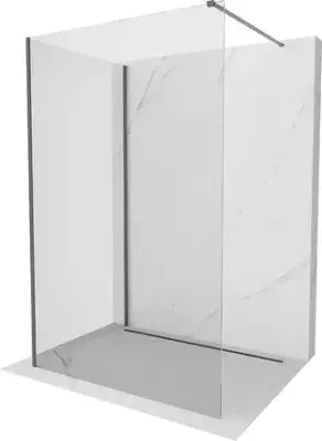 Paroi de douche profilé Hard Graphite Brossé