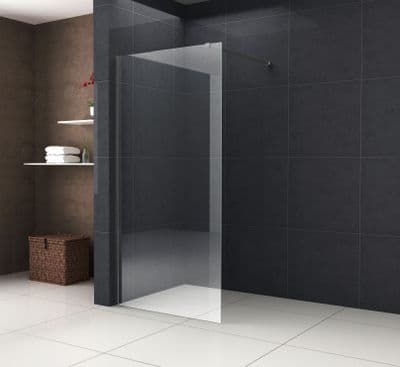Paroi de douche profilé noir verrière