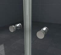 Paroi en U Avila porte battante 100x80 H195 98x78