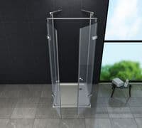 Paroi en U Avila porte battante 80x80 H180 78x78