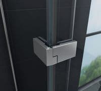 Paroi en U Avila porte battante 80x80 H180 78x78