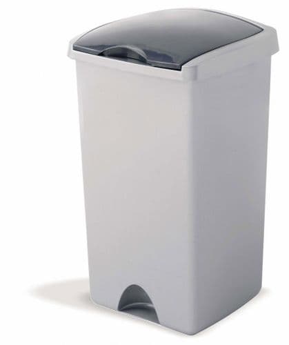 Addis Lift Top Bin - 48L Metallic