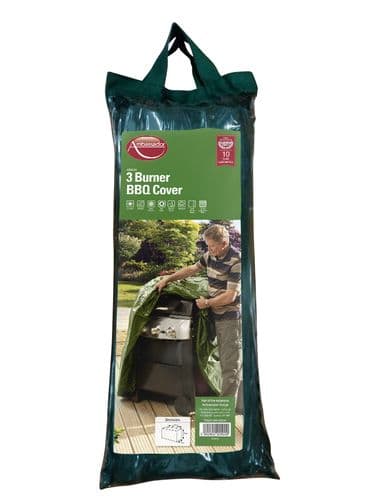 Ambassador Barbecue Cover - 3 Burner 149cm x 125cm x 64cm