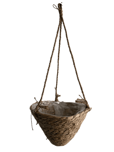 Ambassador Cone Woven Hanging Basket - 8.5"