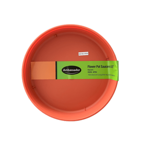 Ambassador Flower Pot Saucer - 5-6" Pack 5