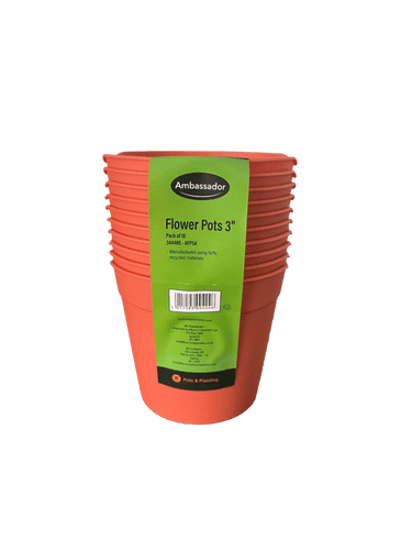 Ambassador Flower Pots - 3" - Pack 10