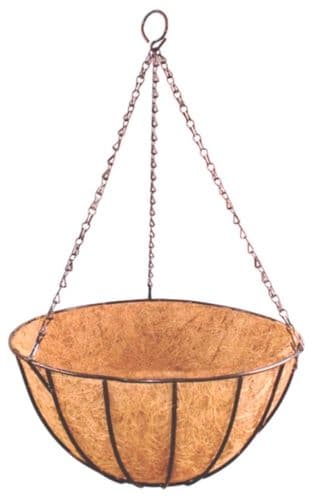 Ambassador Hanging Basket With Coco Liner - 12"