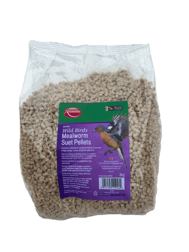 Ambassador Mealworm Suet Pellets - 2kg