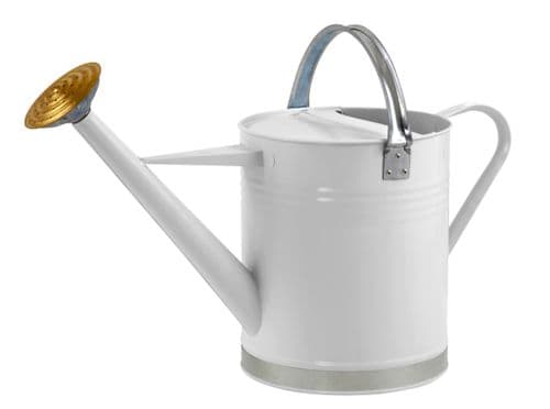 Ambassador Metal Watering Can - Cream 2 Gallon
