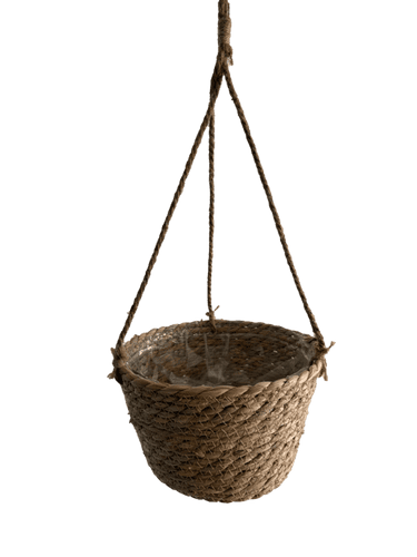 Ambassador Oval Woven Hanging Basket - 8"