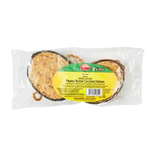 Ambassador Peanut Butter Coconut Halves - Twin Pack