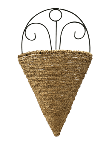 Ambassador Semi Conical Iron Wall Basket - 10"