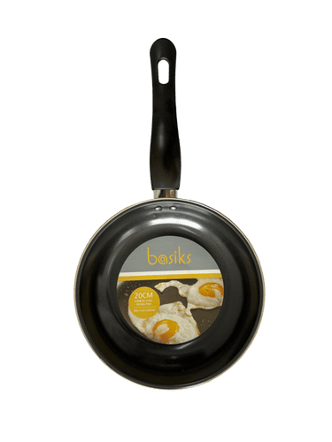Basiks Carbon Steel Frying Pan Black - 20cm
