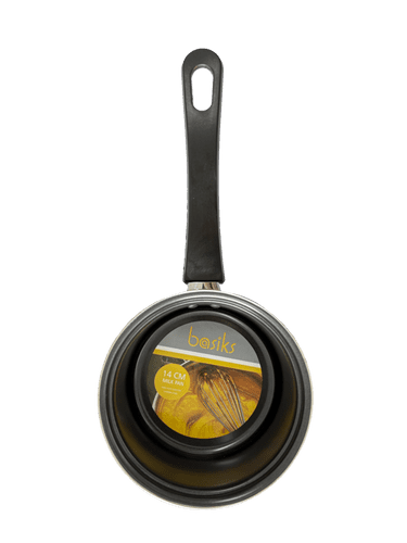 Basiks Carbon Steel Milk Pan - 14cm