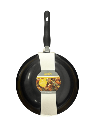 Basiks Carbon Steel Wok With Bakelite Handle - 30cm